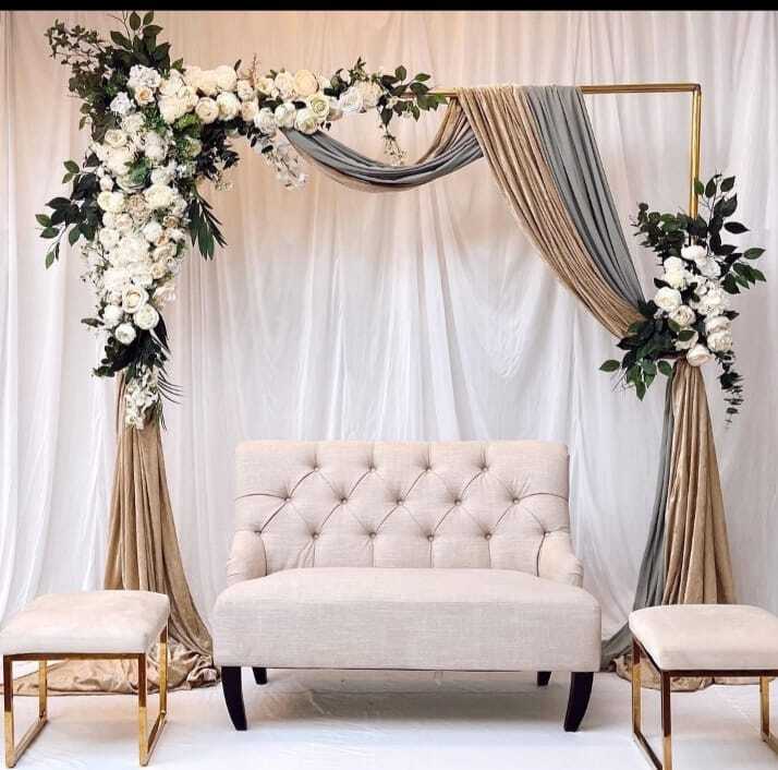 Simple nikkah decor at home