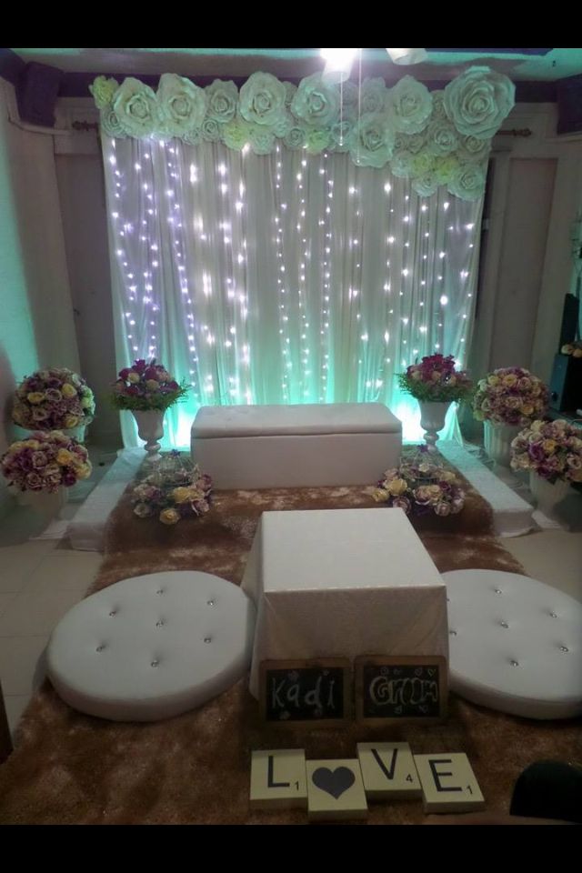 Low Budget Simple Nikah Decoration at Home in Lahore