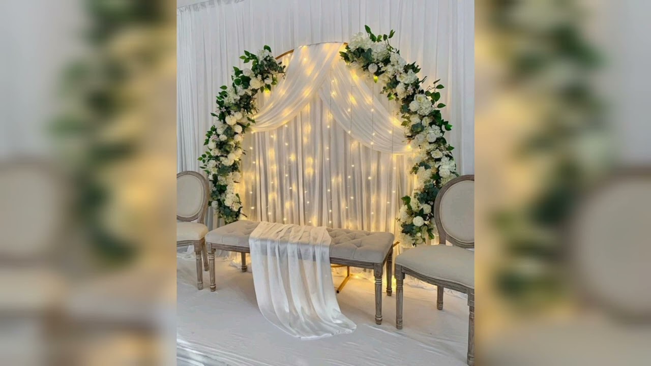Low Budget Simple Nikah Decoration at Home in Lahore