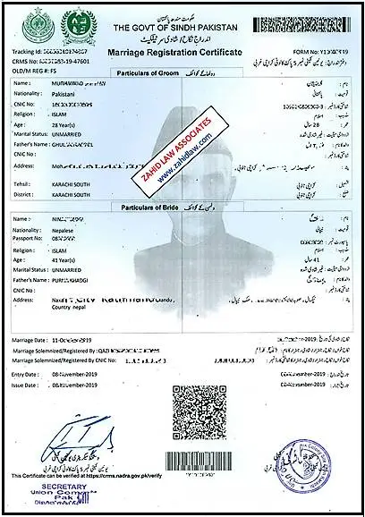 Documents you need for a nikah in Pakistan